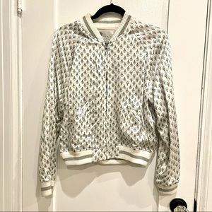 ANTHROPOLOGIE - Tiny Editions | Silky Embroidered Bomber Jacket